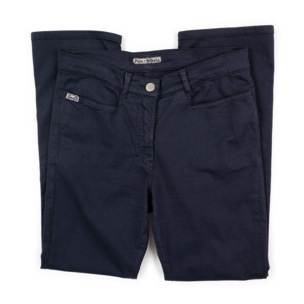MISS SIXTY navy mid-rise crop pants size 29